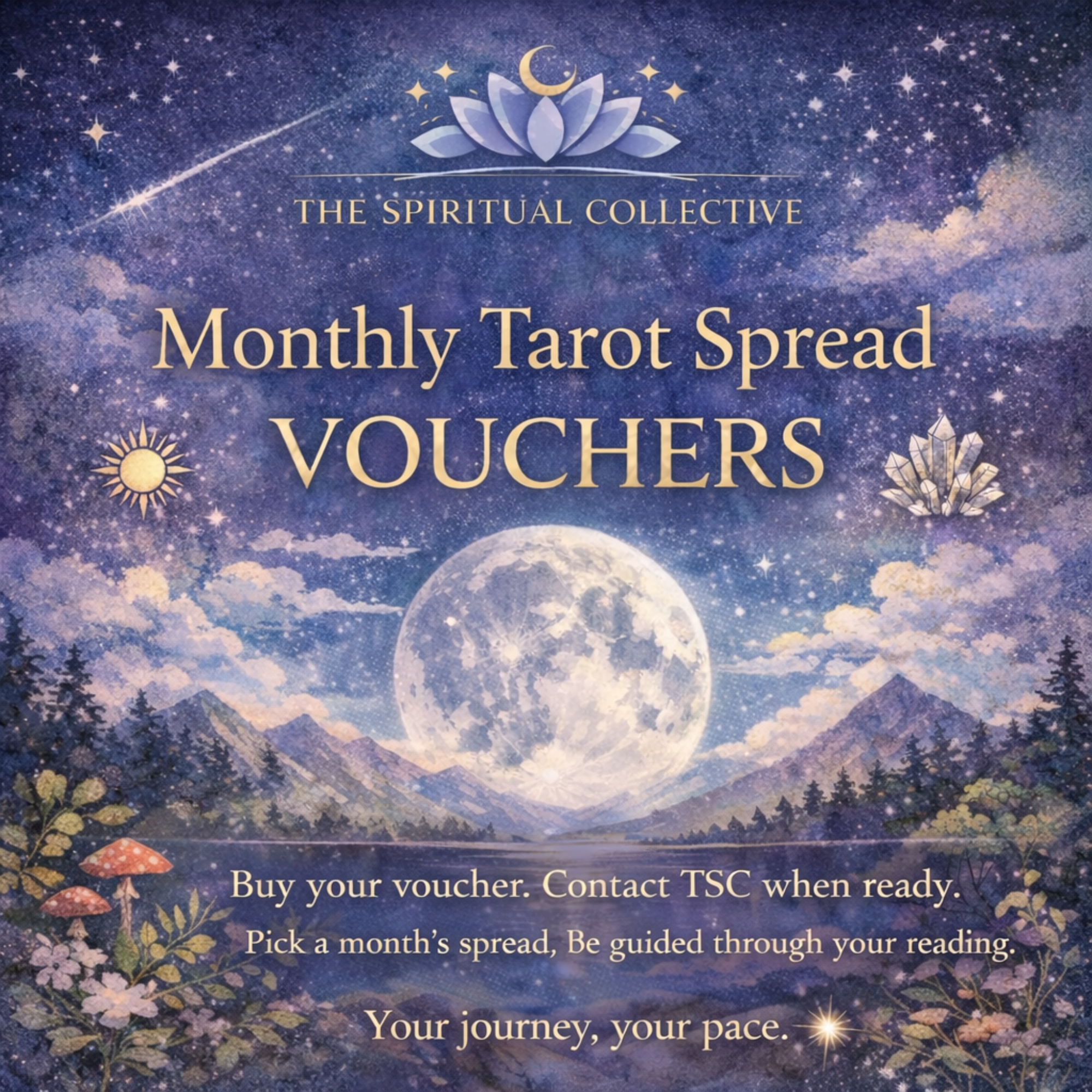 Monthly Tarot Spread Voucher - Image 1